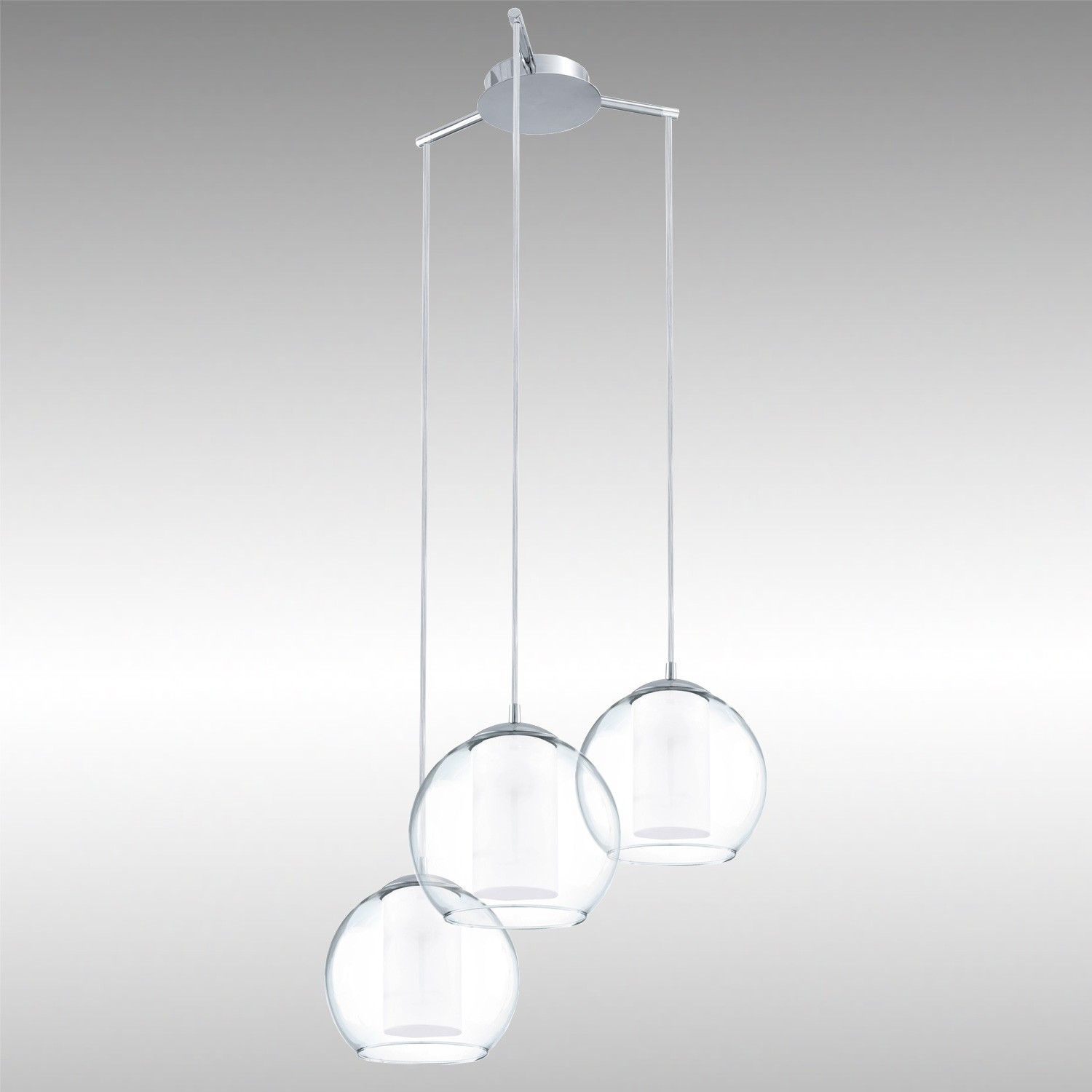 BOLSANO 3 LYS TAKPENDEL | FINN.no Bolsano taklampe i kromglass 3Lys fra Lampehuset | FINN.no