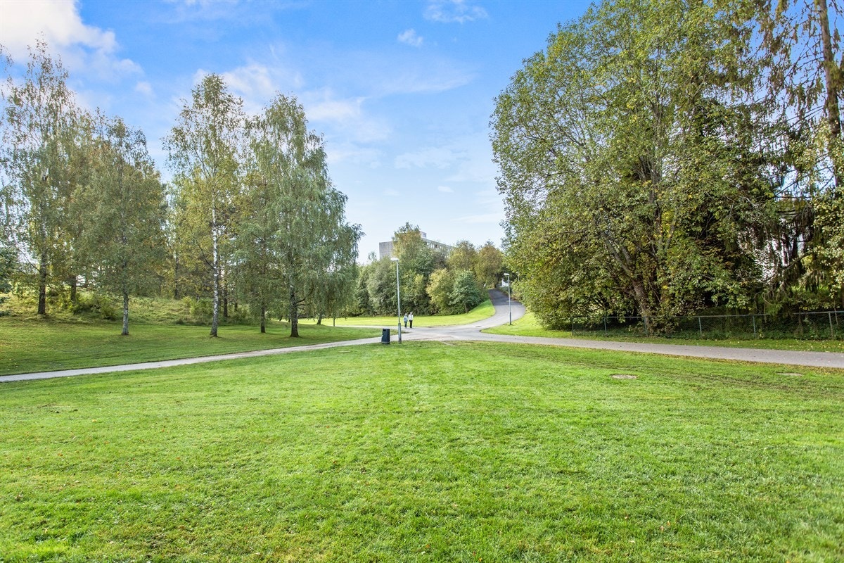 Borettslaget grenser til populære Mærradalen med flott gang-/sykkelvei som fører opp mot Bogstad/Sørkedalen. Vinterstid kan man spenne på seg skiene rett utenfor døren. Galleribilde