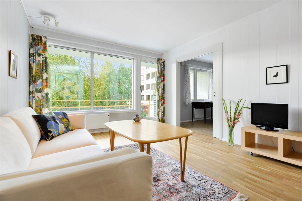 Lys stuemed utgang balkong Galleribilde