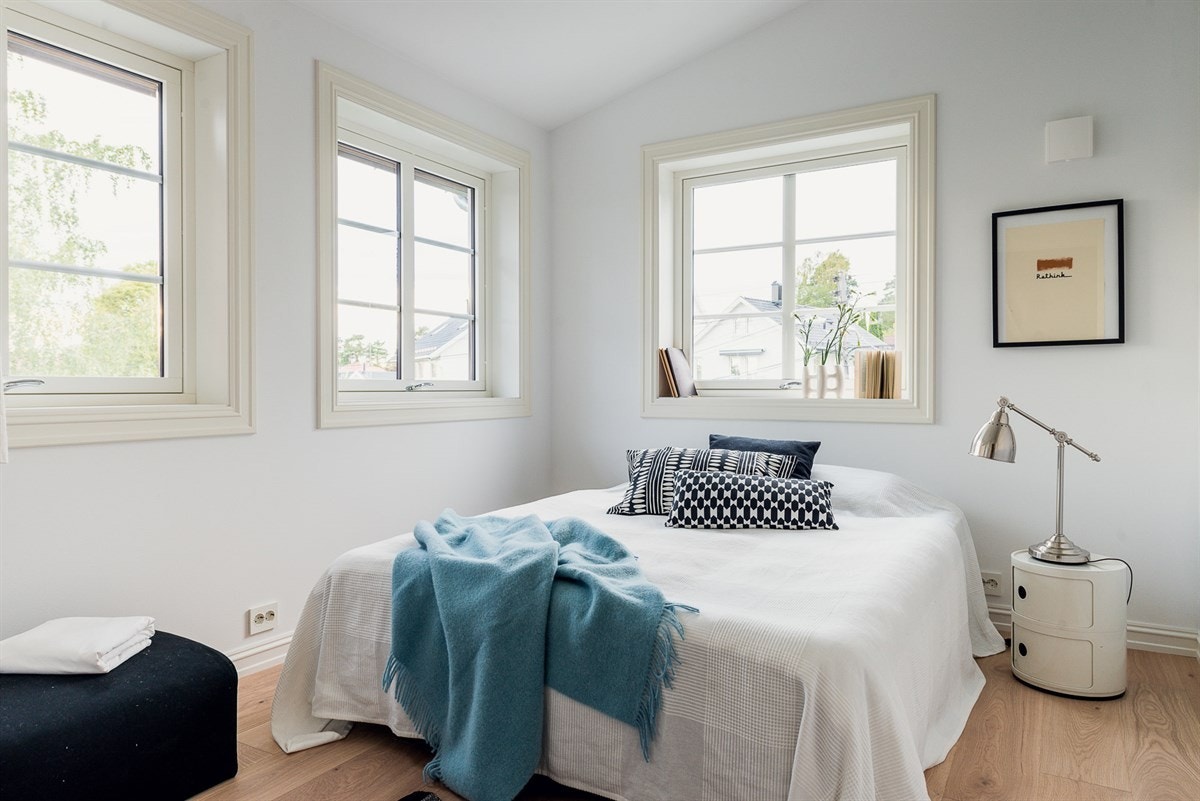 Her kan du i praksis velge fritt hvor du ønsker hovedsoverommet skal være. Galleribilde