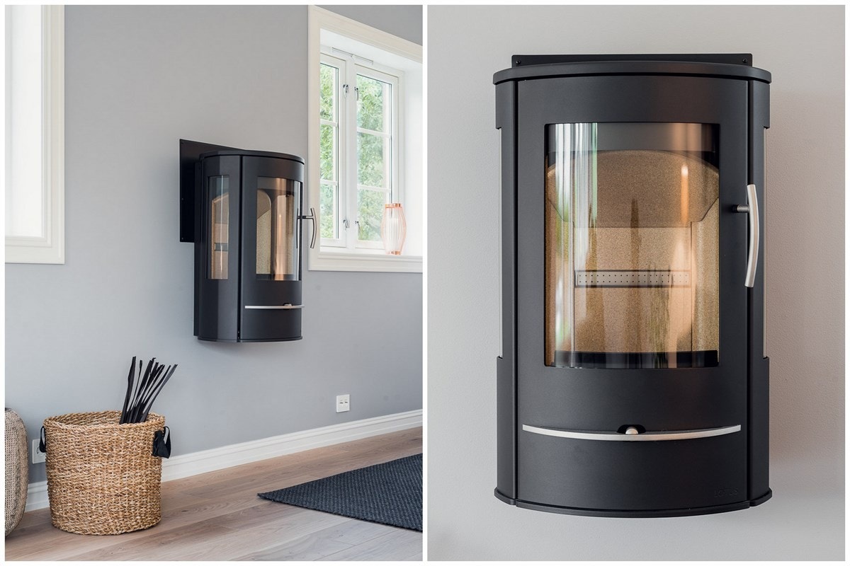 Med fyr i peisovnen får du følge av lun varme mens du sitter til bords eller slapper av i sofaen på de kjøligere dagene. Galleribilde