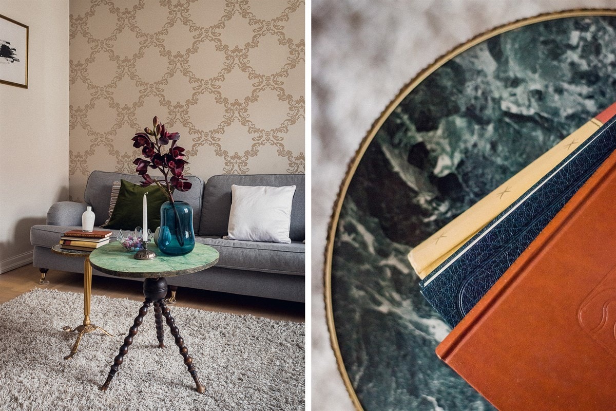 Dette er en smakfullt innredet 3-roms med en klassisk fornem atmosfære, god takhøyde og store rom. Galleribilde