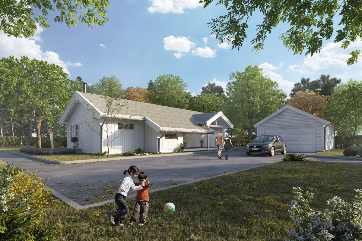 Inngangsparti Galleribilde