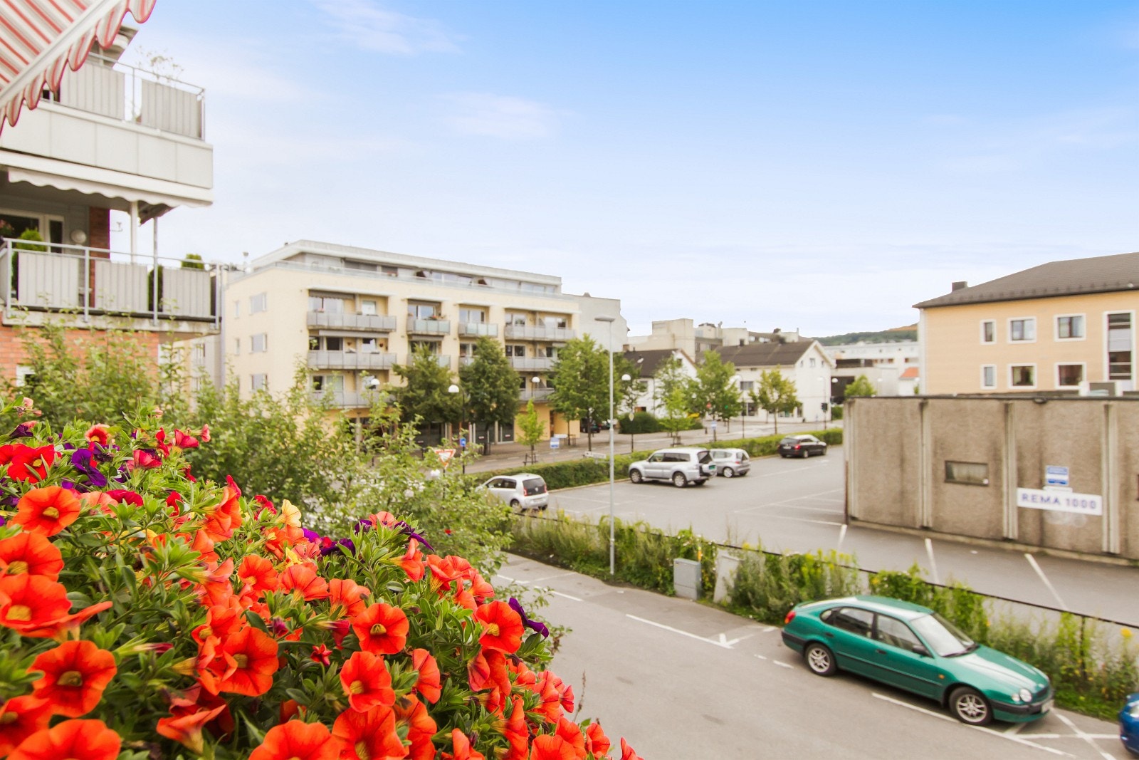 Utsikt fra balkong Galleribilde