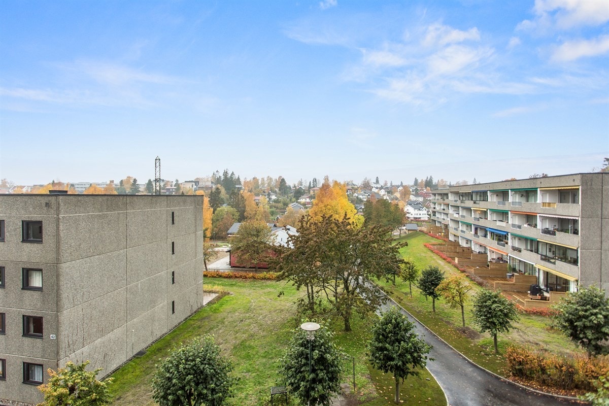 Flott usikt over pene uteområder. Galleribilde