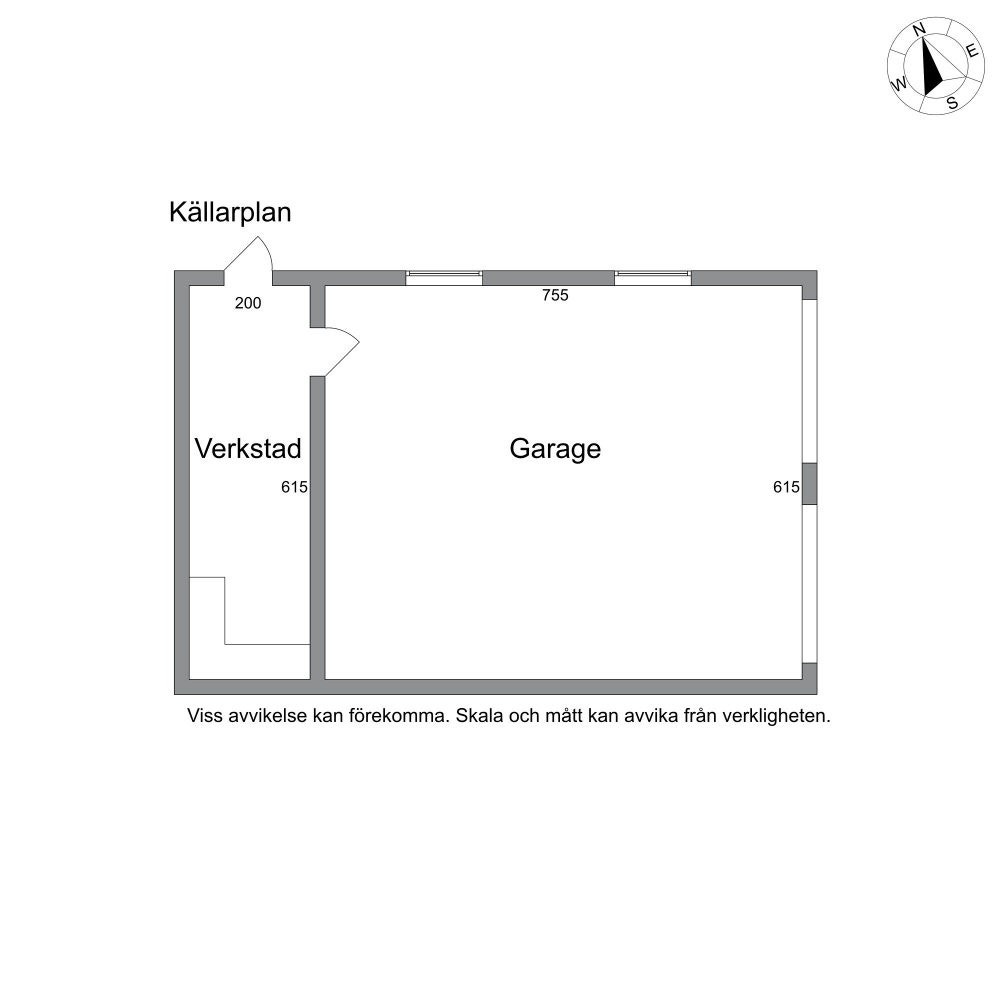 Källarplan / Garage Galleribilde