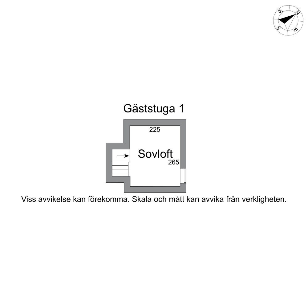Sovloft i gäststuga Galleribilde