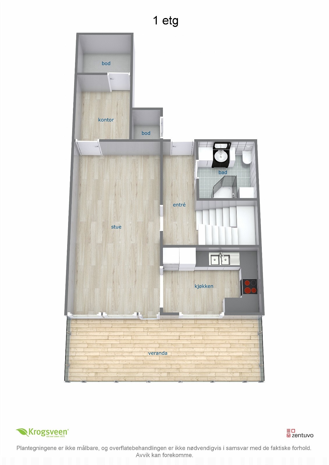3D - hovedplan Galleribilde