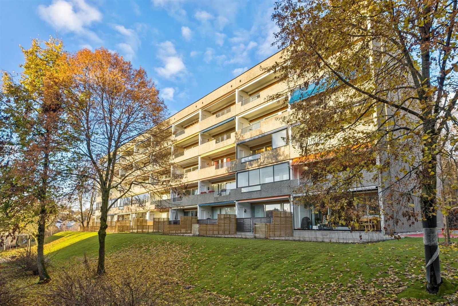 Fine utearealer på sameiet tomt. Galleribilde