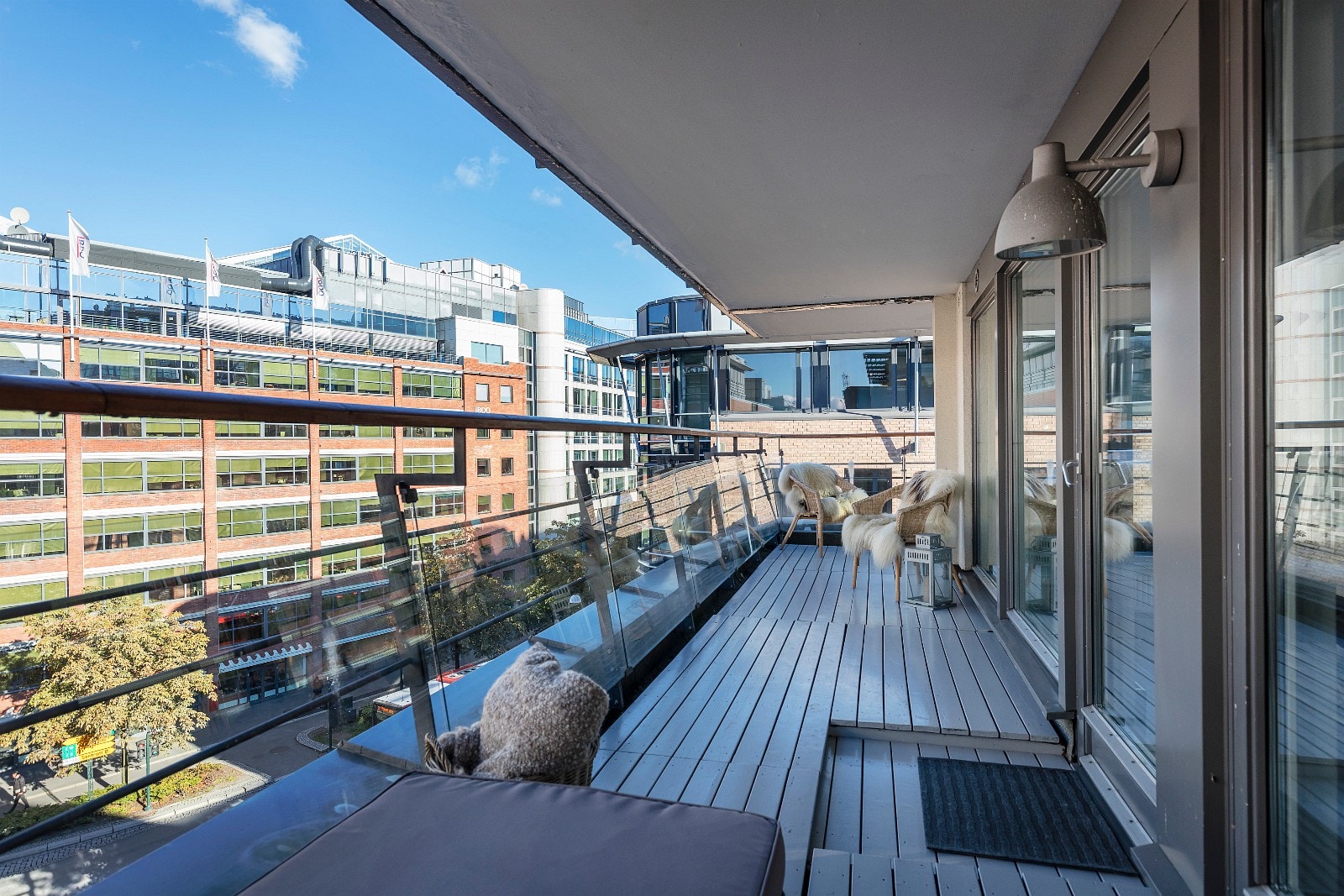 Stor terrasse på ca. 18 kvm Galleribilde