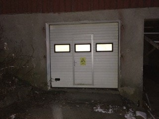 Kjøreport med dør. Galleribilde