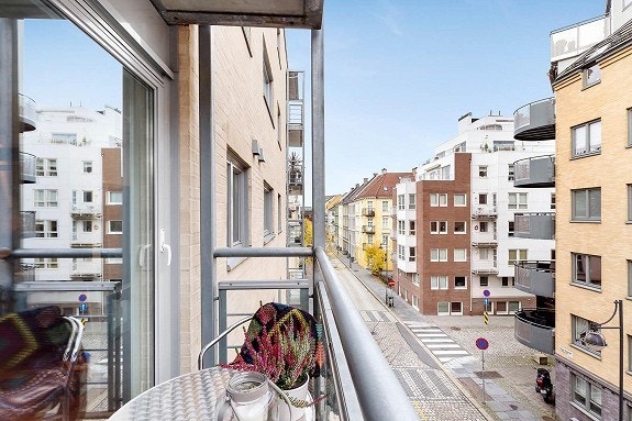 Fra balkong Galleribilde