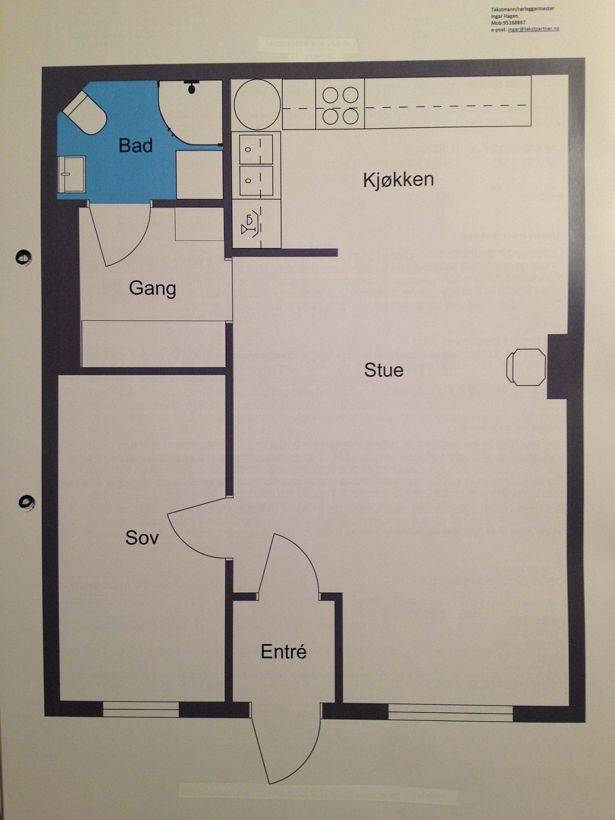 Plantegning Galleribilde