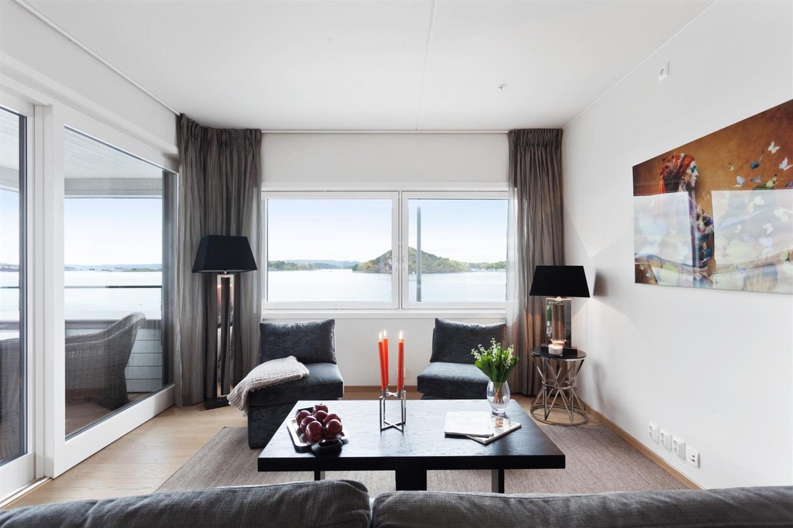 Flott utsikt Galleribilde