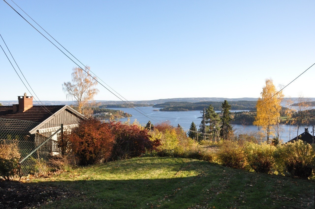 Utsikt fra deler av hagen Galleribilde