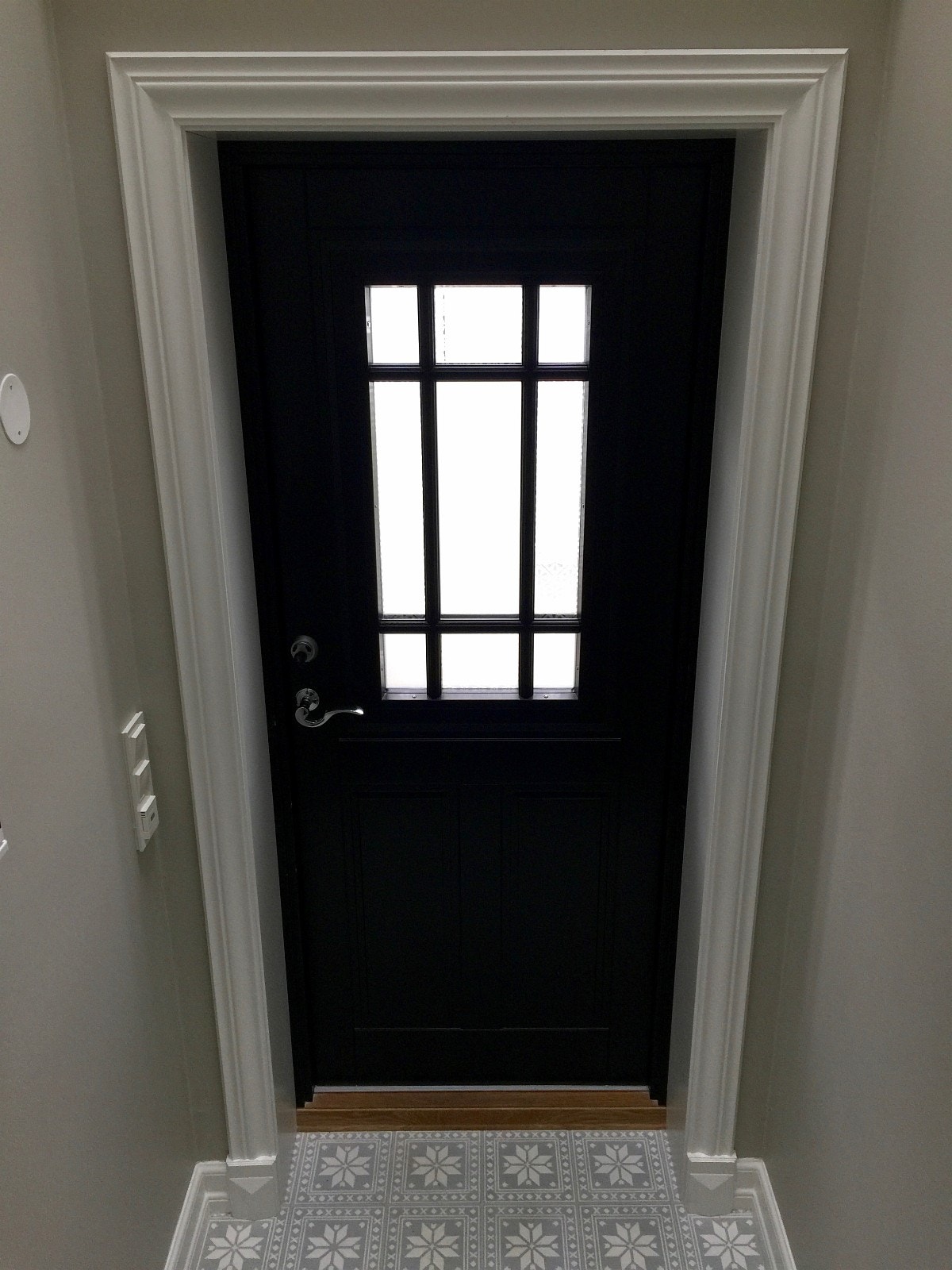 Utgangsdøren fra innsiden Galleribilde