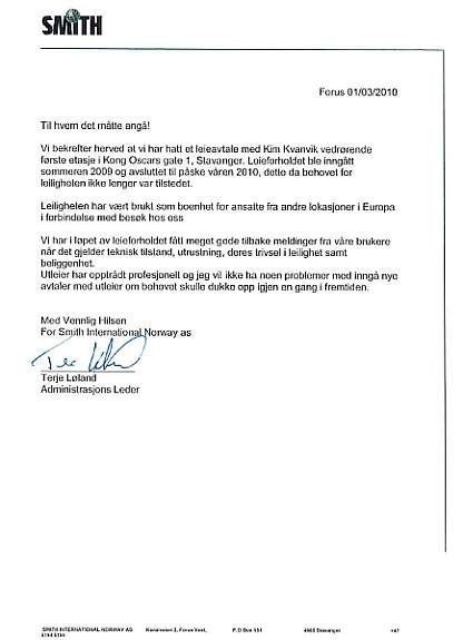 anbefaling fra smith international Galleribilde