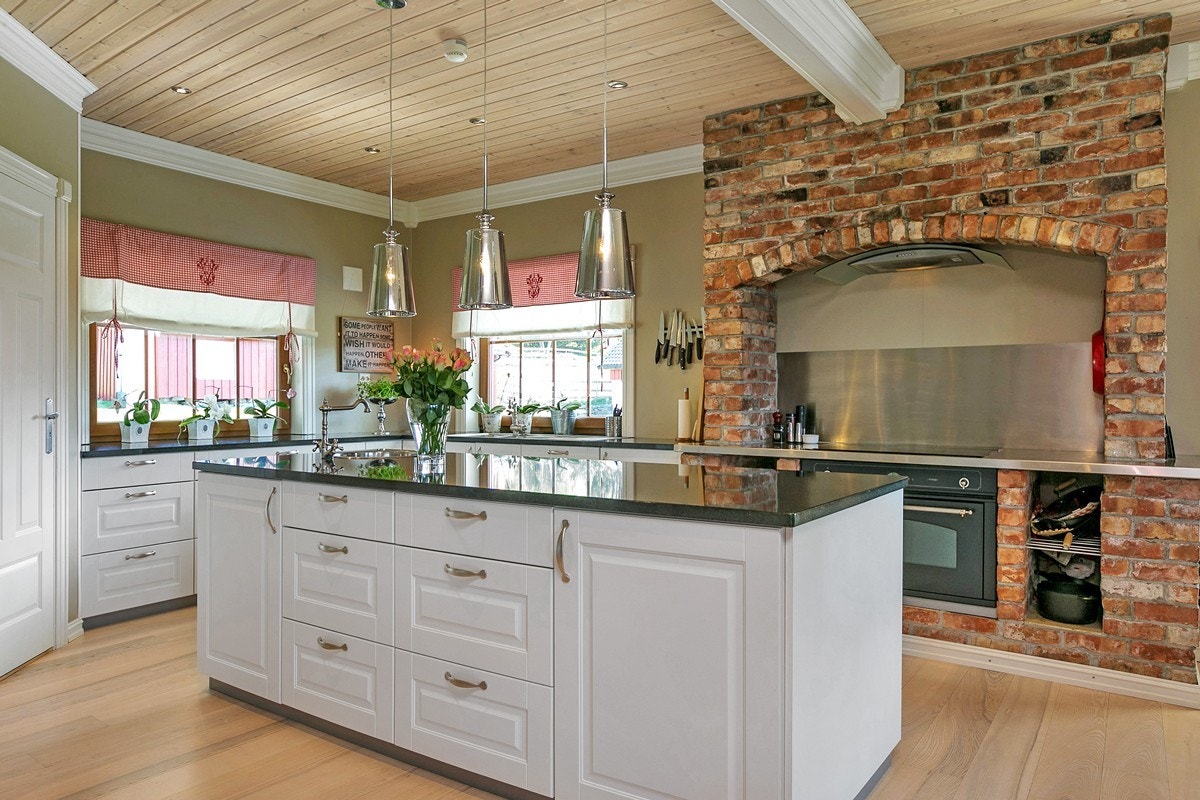 Påkostet og pent kjøkken Galleribilde