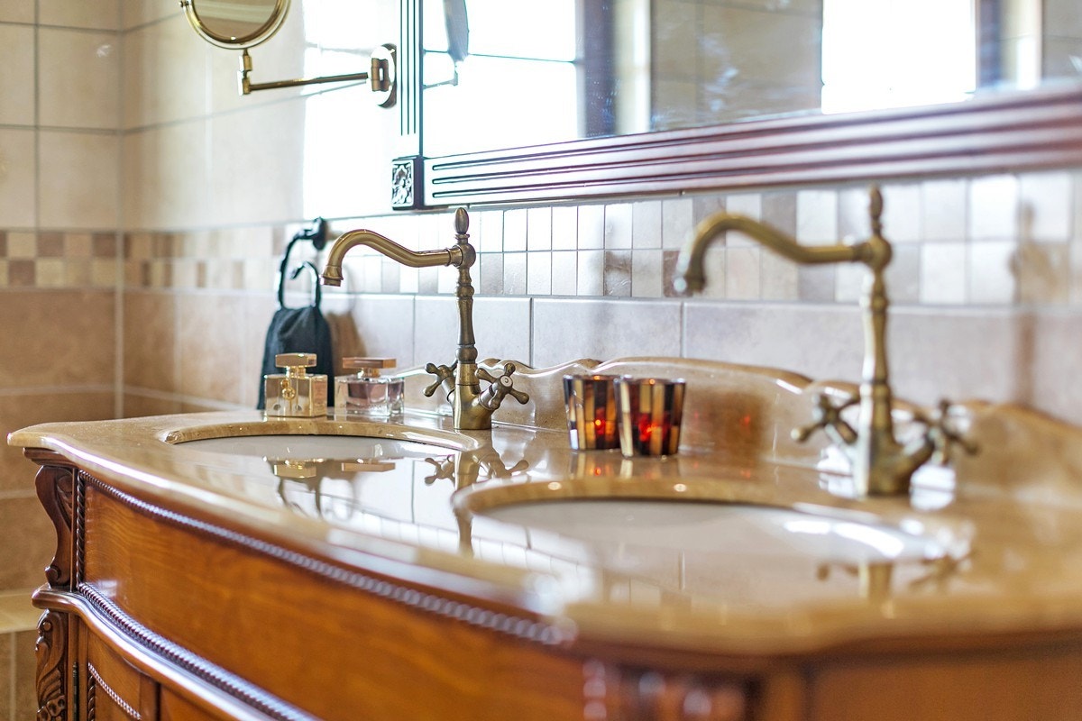 Dobbelvask i bad 1. etasje Galleribilde