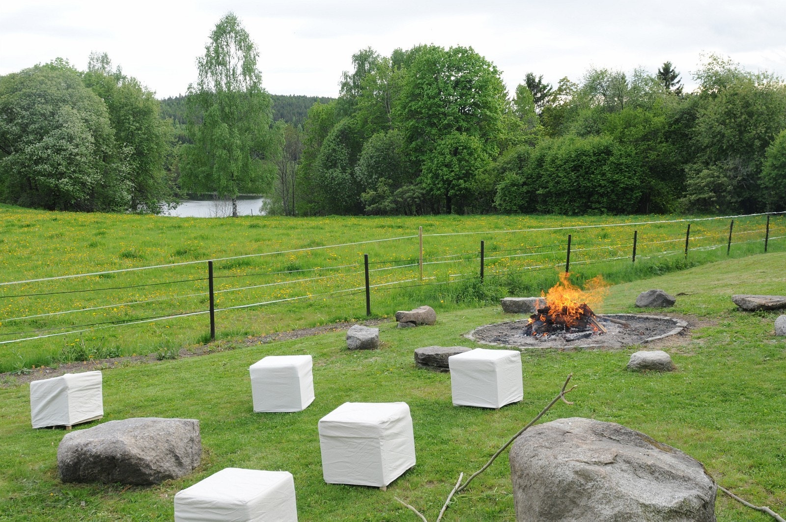 Bålplassen kan reserveres for egne arrangementer: Galleribilde