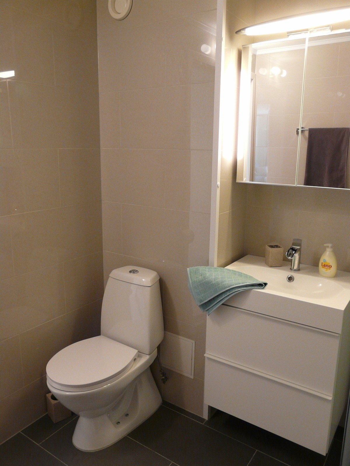 Varmekabler på badet. Galleribilde