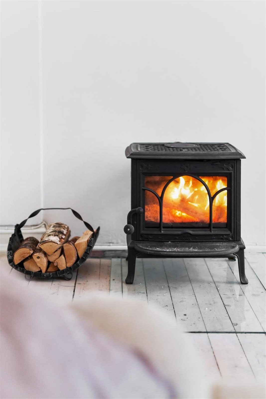 Peis som gir varme -og hygge på vinterhalvåret. Galleribilde