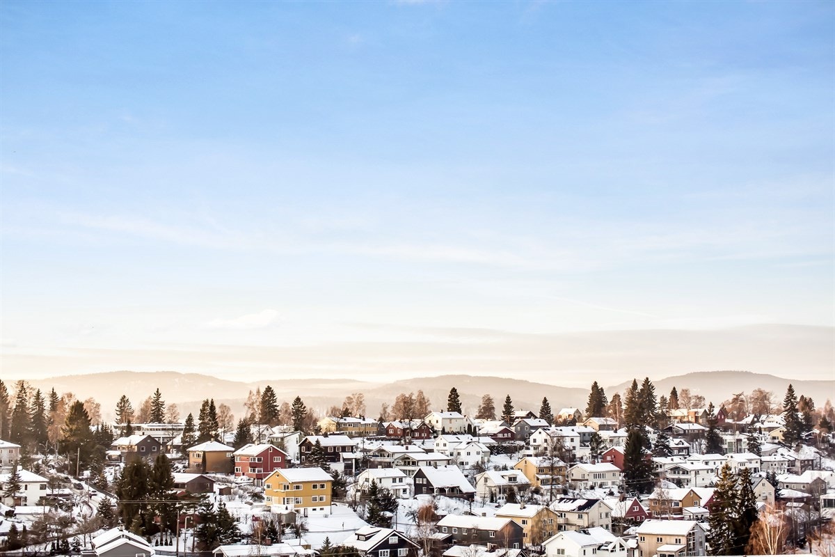 Fantastisk utsikt mot vest Galleribilde