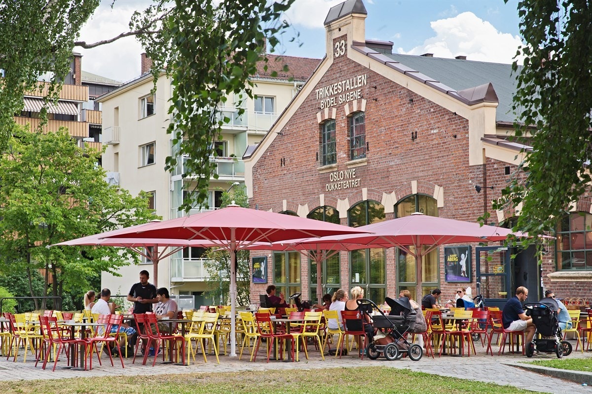 Trikkestallen har teater og Torshovs beste uteservering Galleribilde