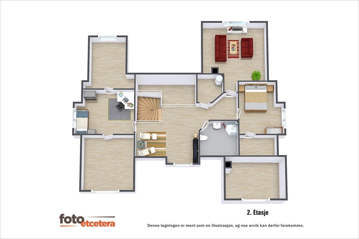 Plantegning Galleribilde