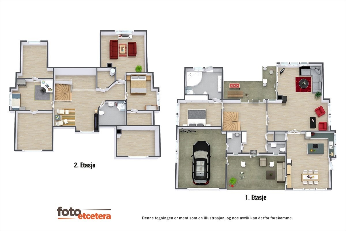 Plantegning Galleribilde