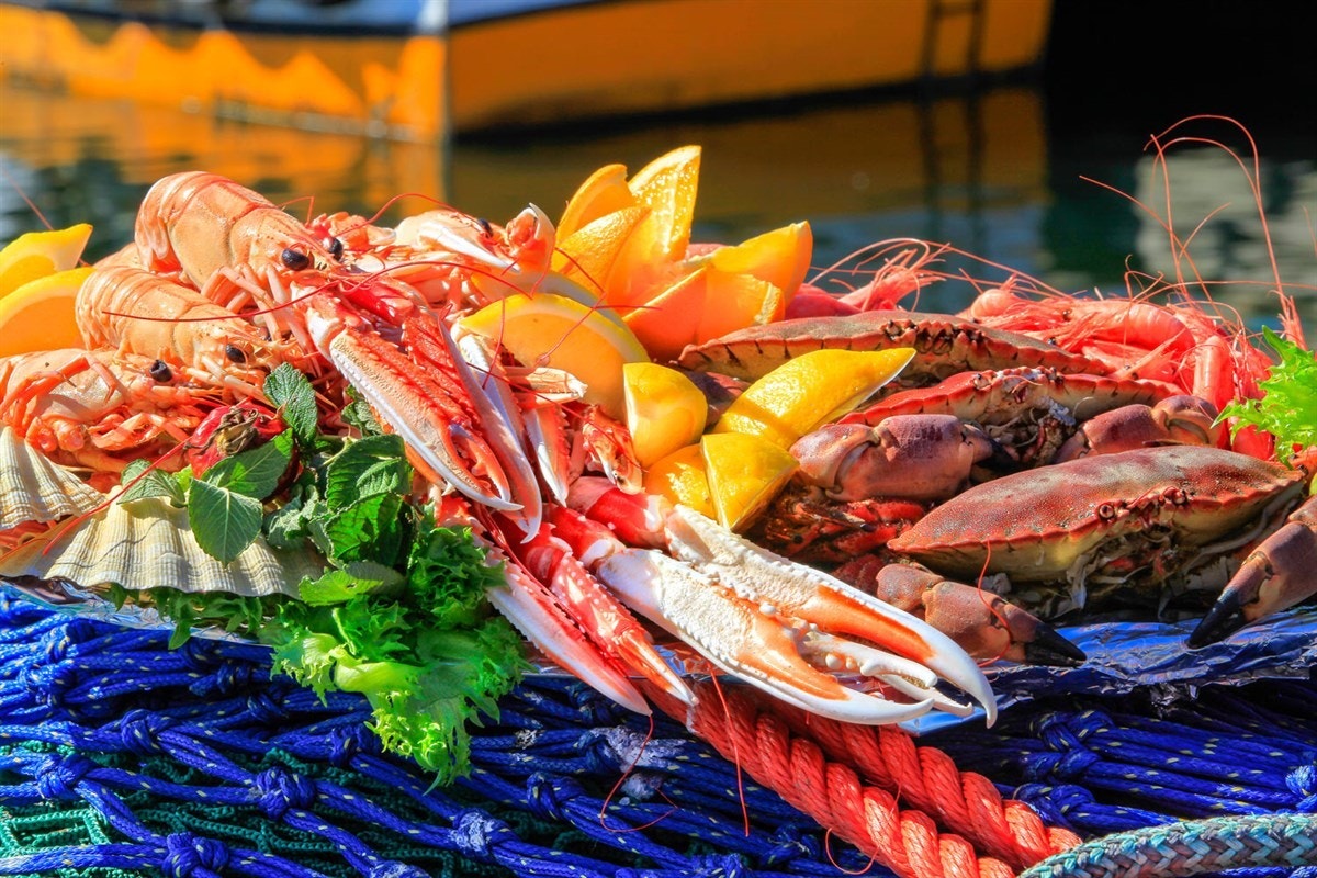 Fisk og skalldyrbutikk i nærområde Galleribilde