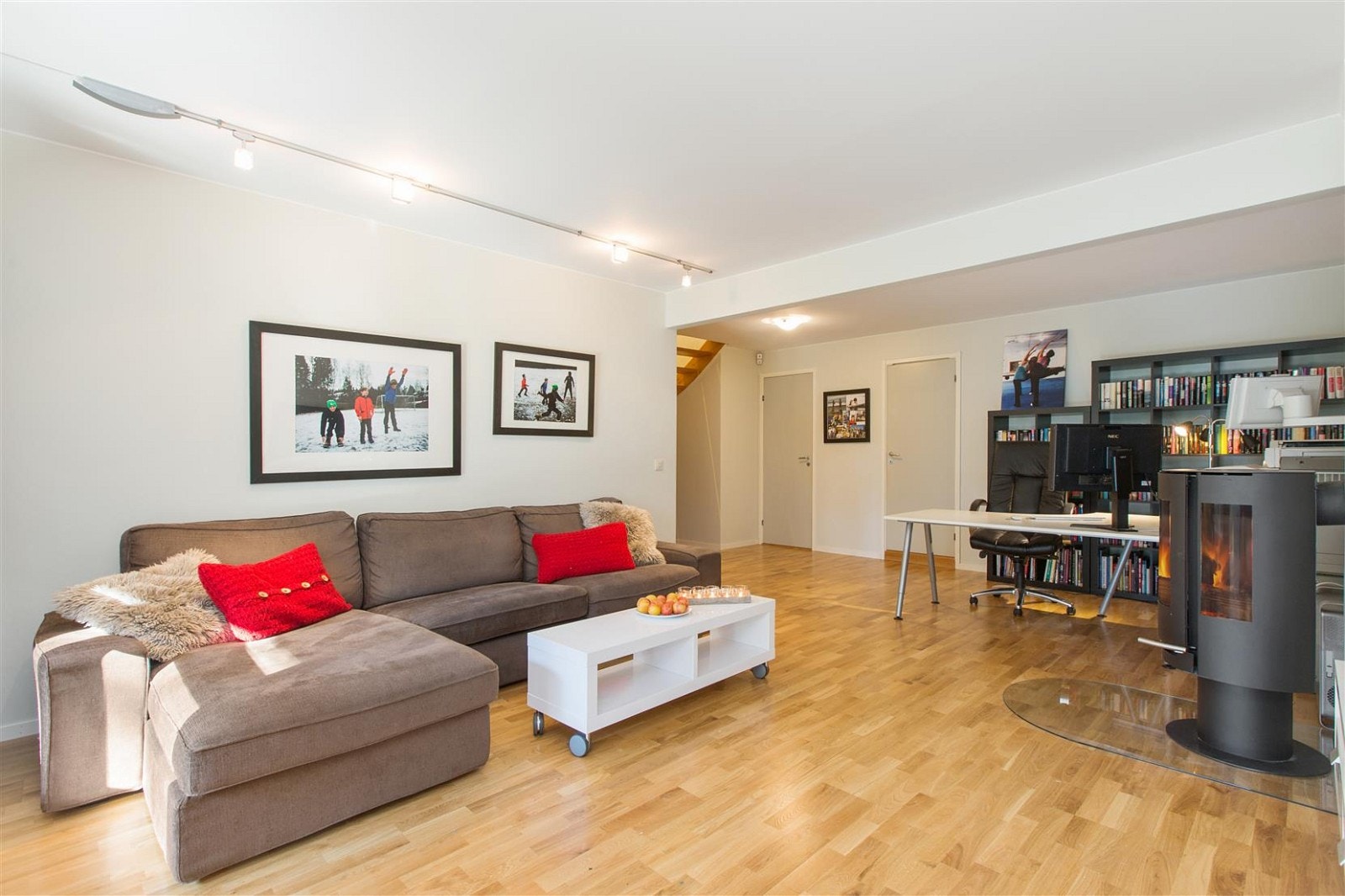 Koselig med peis Galleribilde