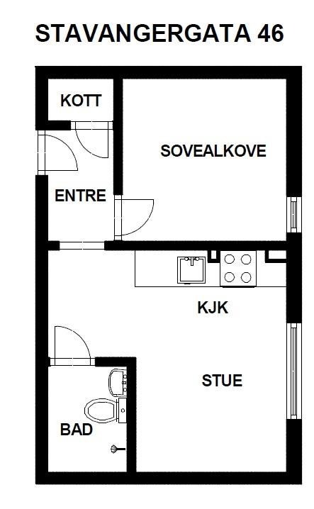 Plantegning (ikke målbar) Galleribilde