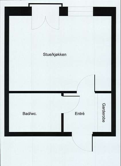 plantegning Galleribilde