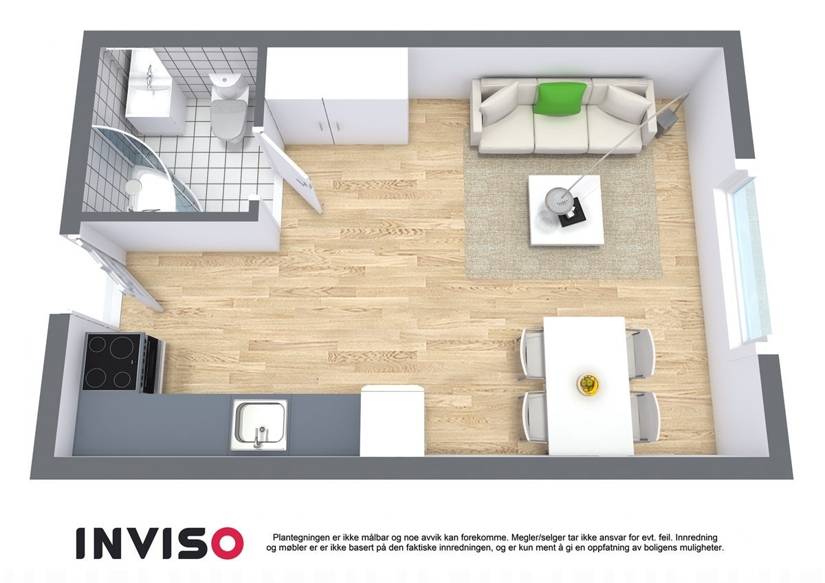 Plantegning 3D Galleribilde