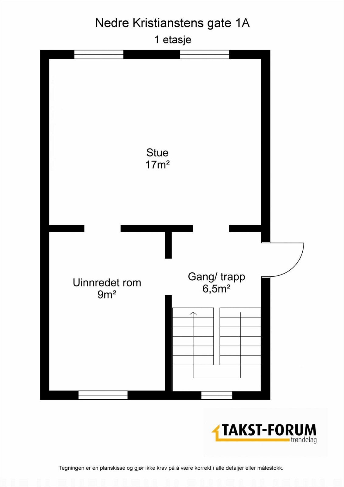 Plantegning 1 etasje Galleribilde