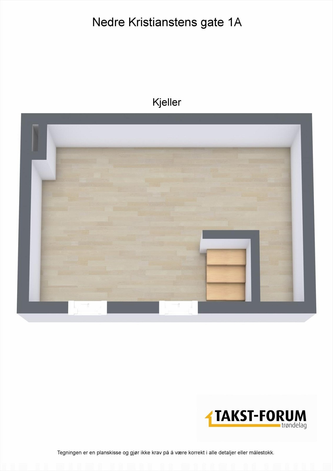 Plantegning kjeller Galleribilde