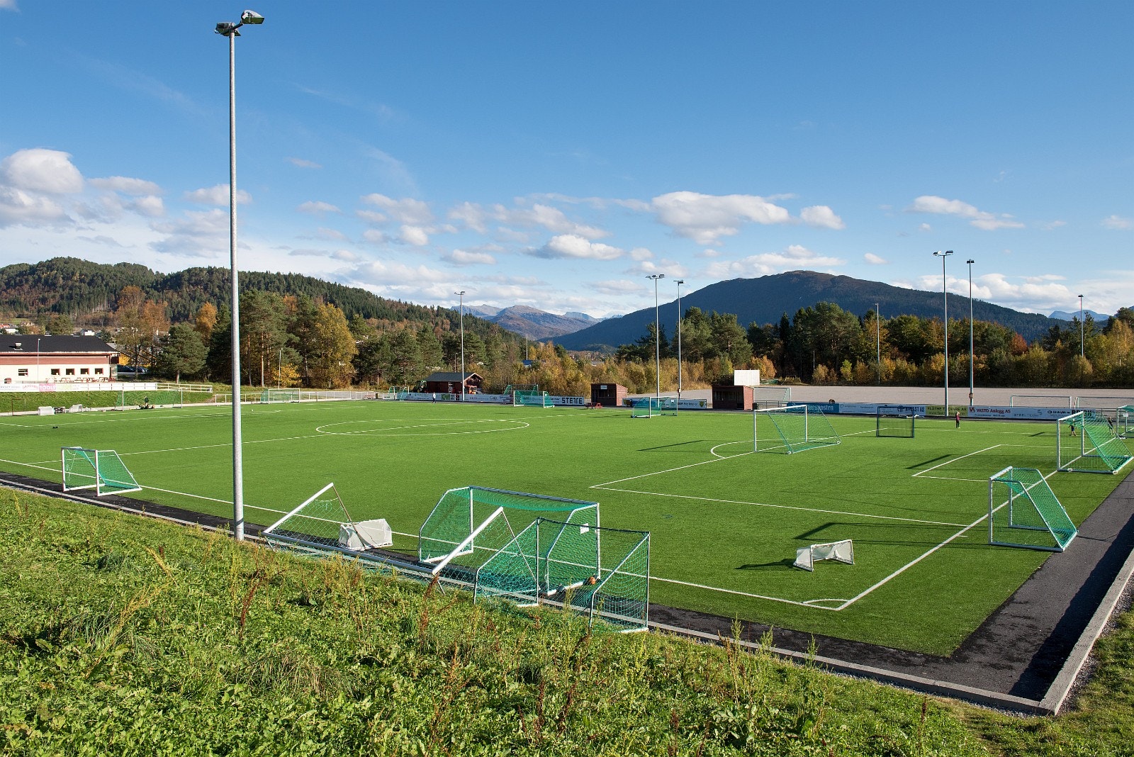 Moderne kunstgressanlegg i gangavstand fra boligen Galleribilde