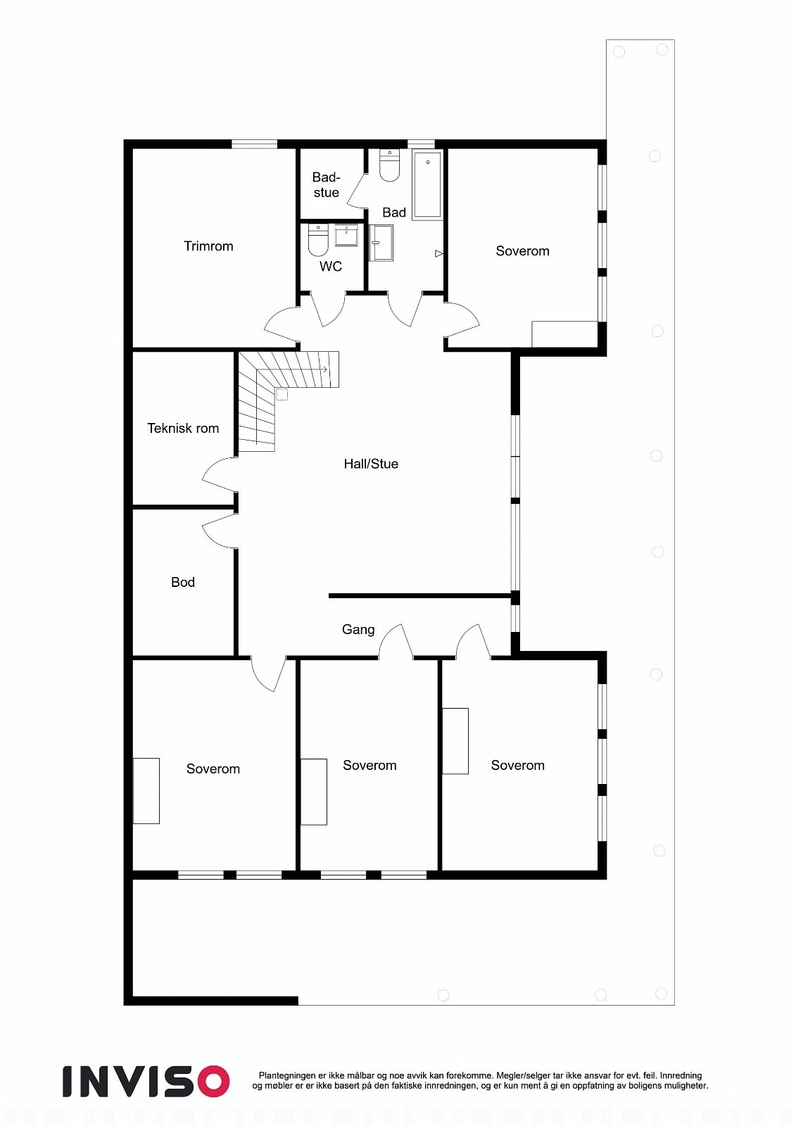 Planskisse underetasje Galleribilde