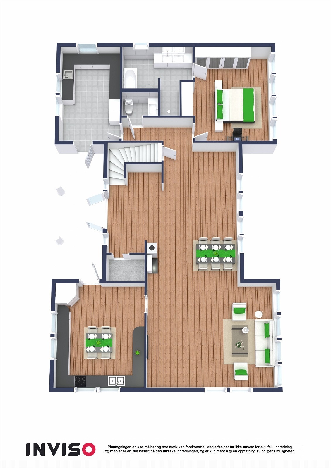 3D skisse - Hovedetasje Galleribilde