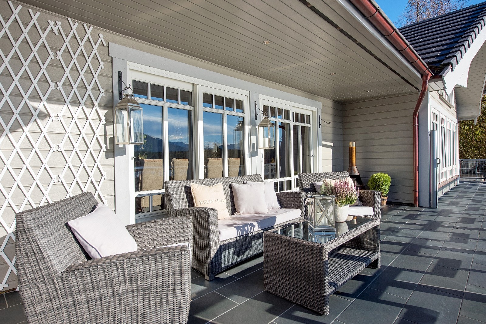 Sitegruppe på terrasse Galleribilde