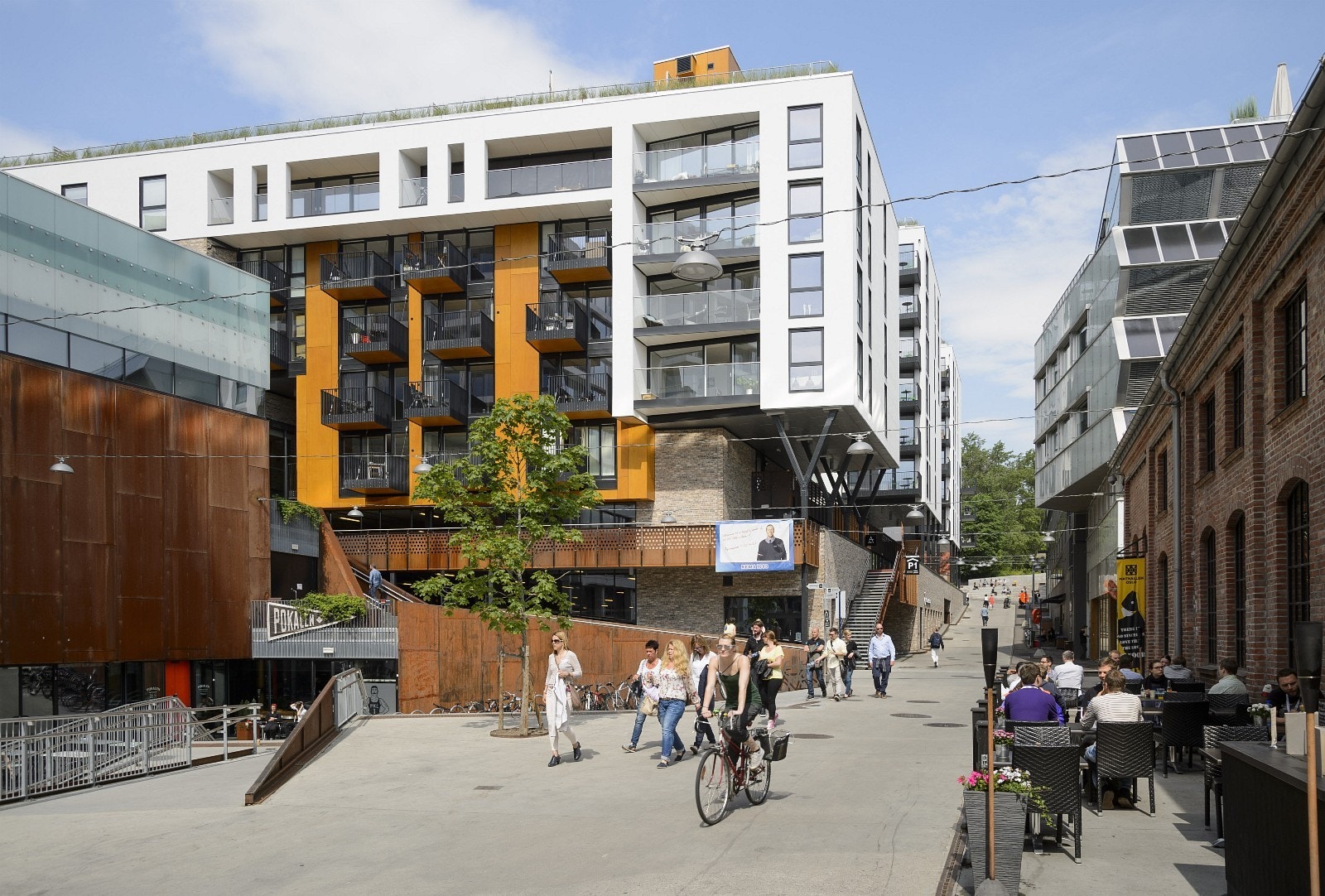 Leiligheten ligger i Vulkan Nordre Kvartal- Strøken 2-roms i 4 etasje! Galleribilde