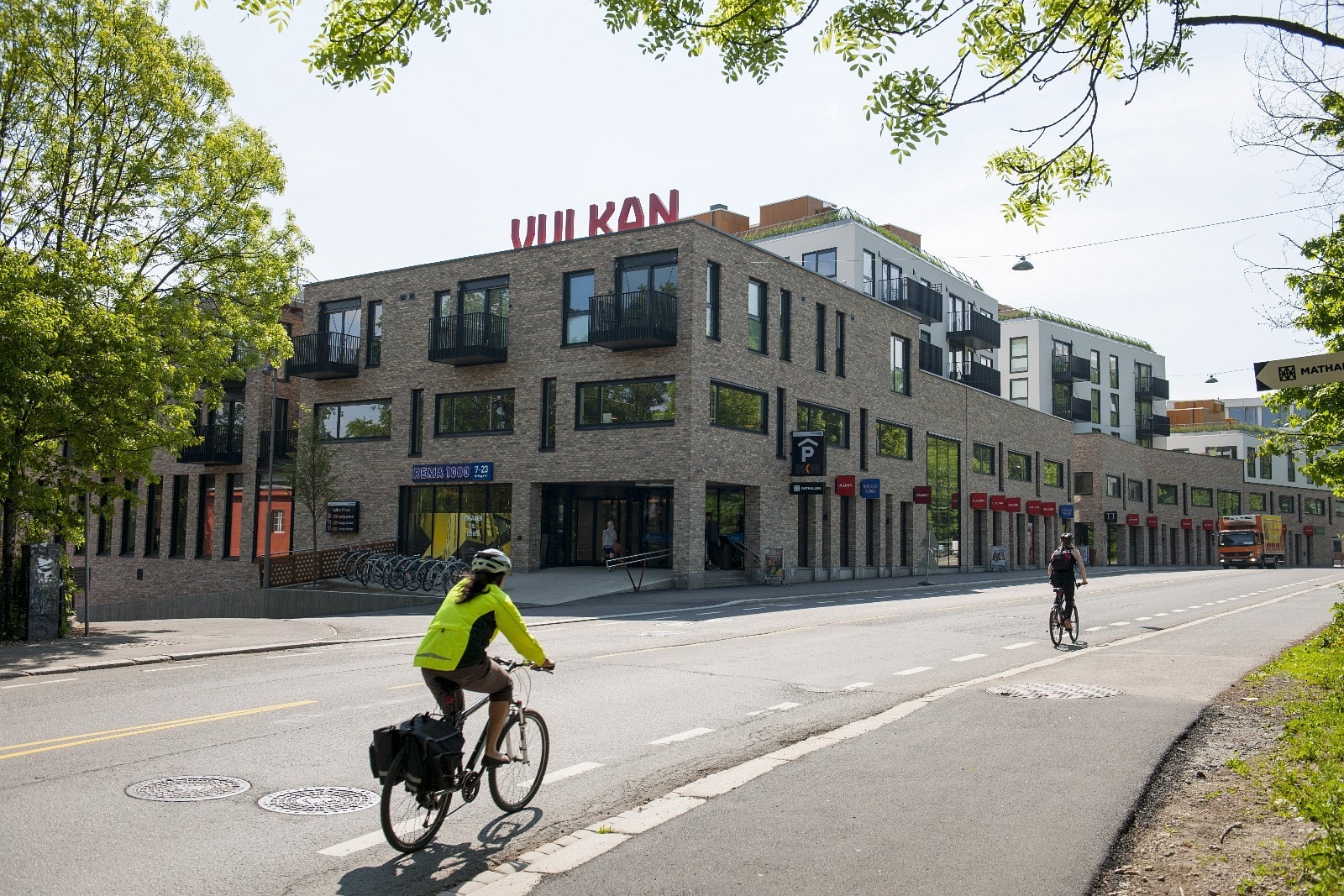 Vulkan sett fra Maridalsveien Galleribilde