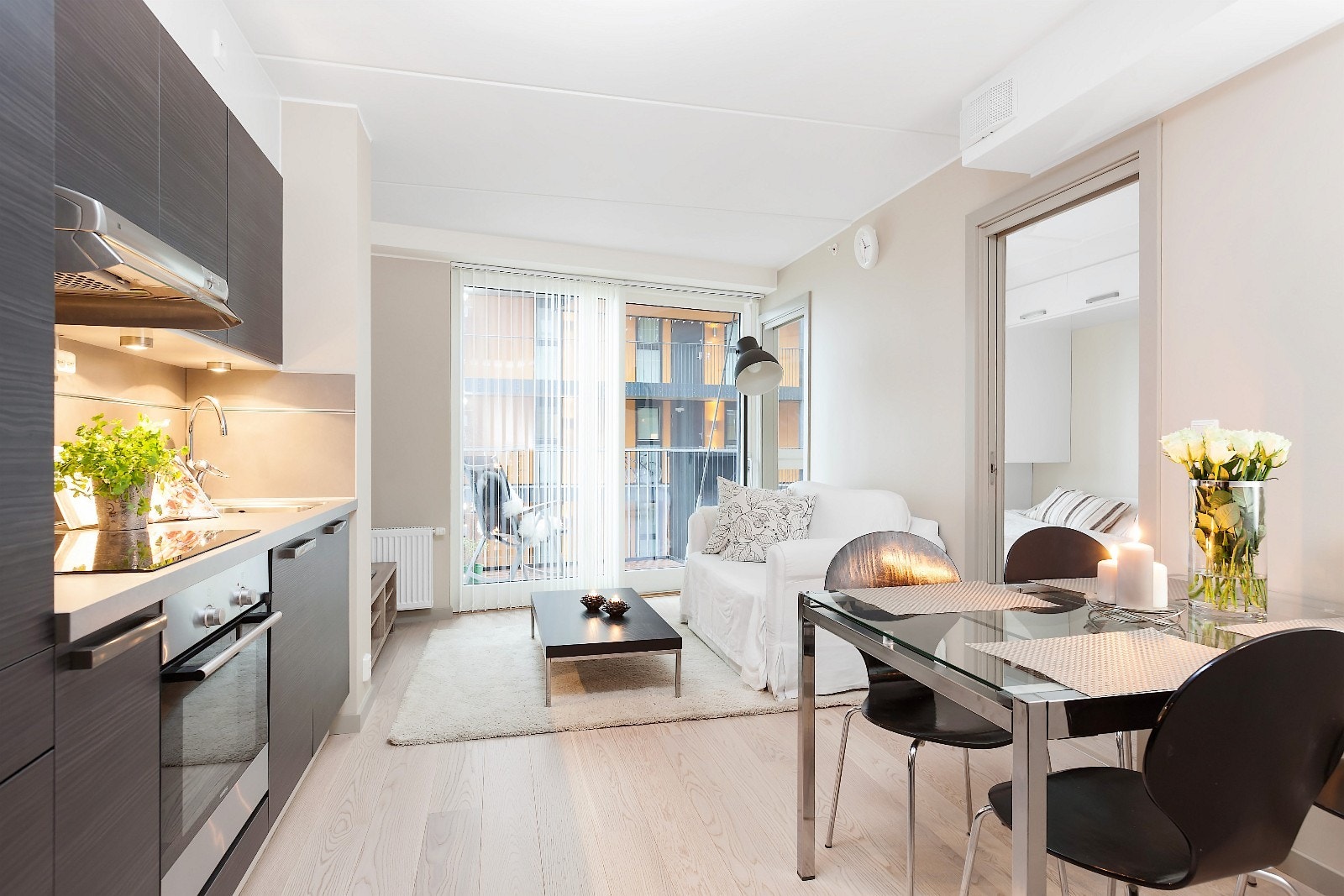 Strøken 2-roms med balkong i 4.etg i nybygg fra 2013! Galleribilde