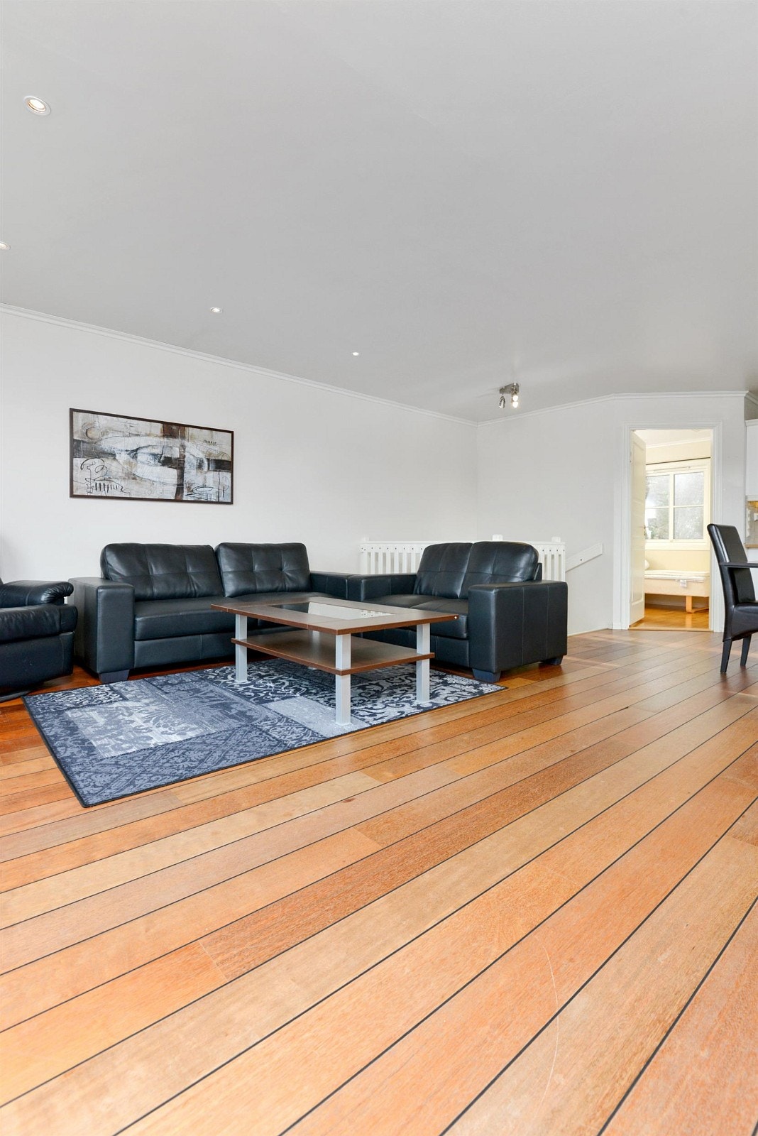 Stue med pene gulv Galleribilde