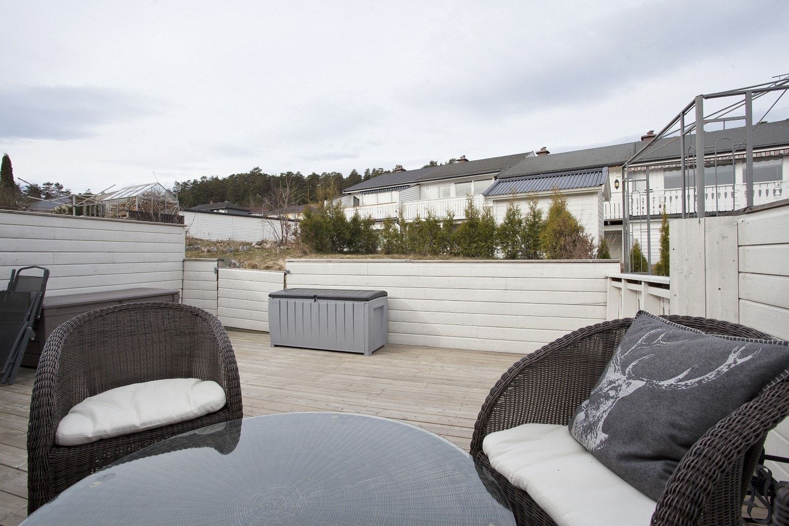 Fra terrassen Galleribilde