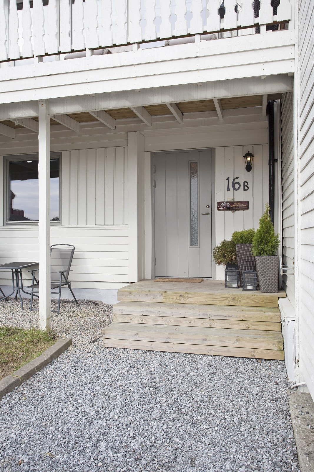 Koselig inngangsparti Galleribilde