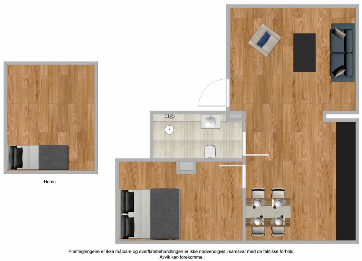 Plantegning Galleribilde