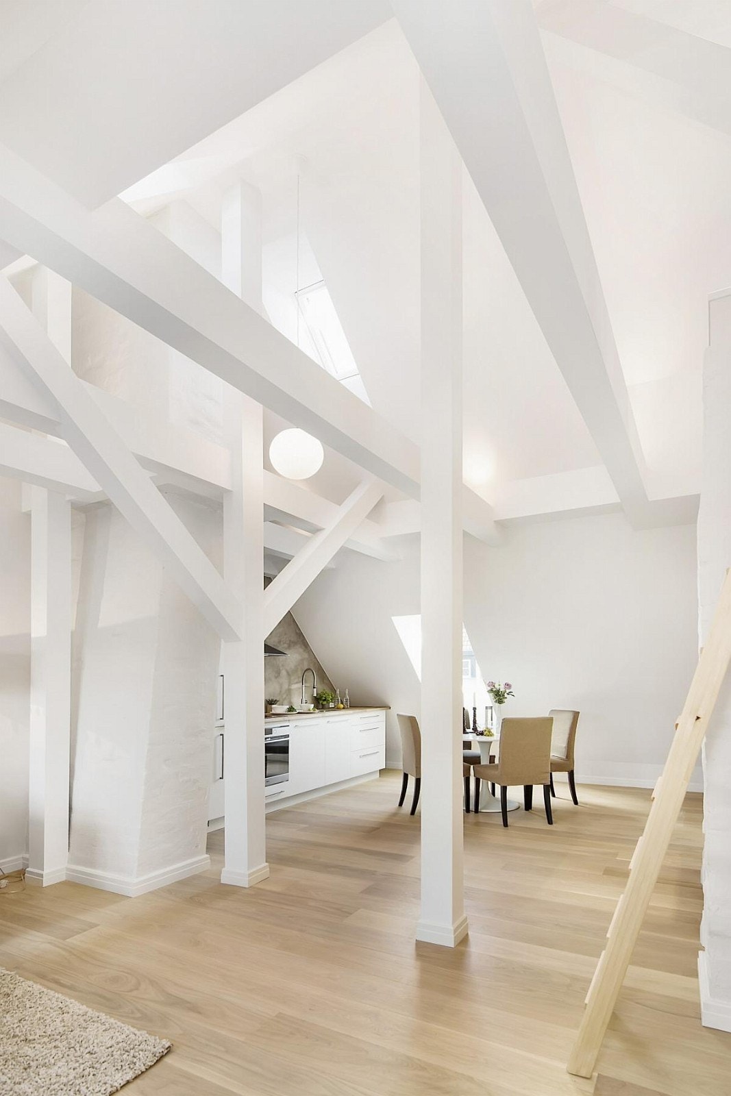 Stue mot kjøkken Galleribilde