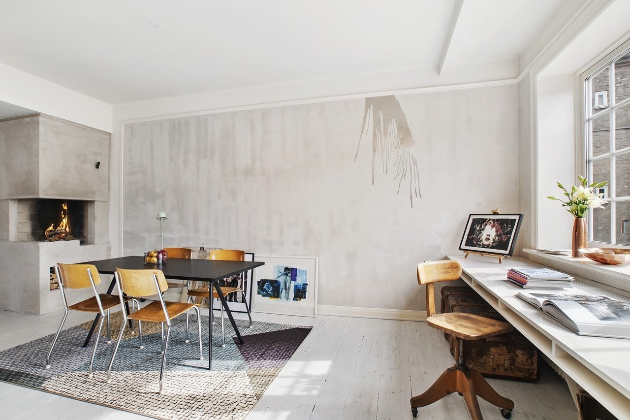 Spiseplass/ plassbygget arbeidsbenk Galleribilde